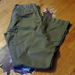Olive Green Chino Pants by Bitten